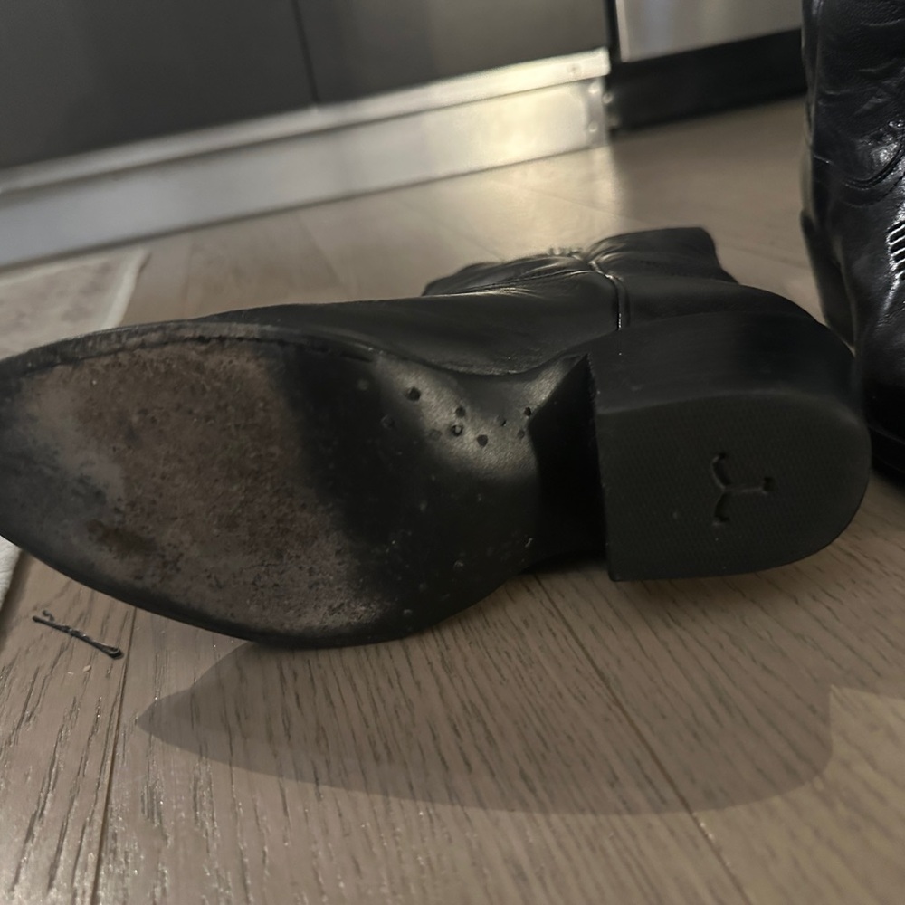 Tecovas Annie Black Cowboy Heeled Boots | Size 7 - Picture 4 of 6